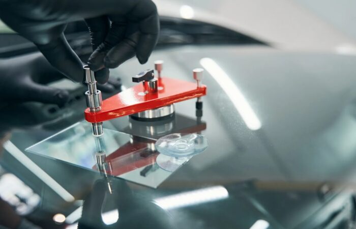 Reparatur von Glasschäden