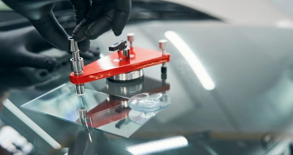Reparatur von Glasschäden