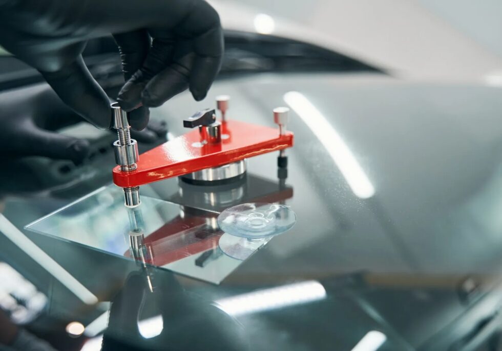 Reparatur von Glasschäden